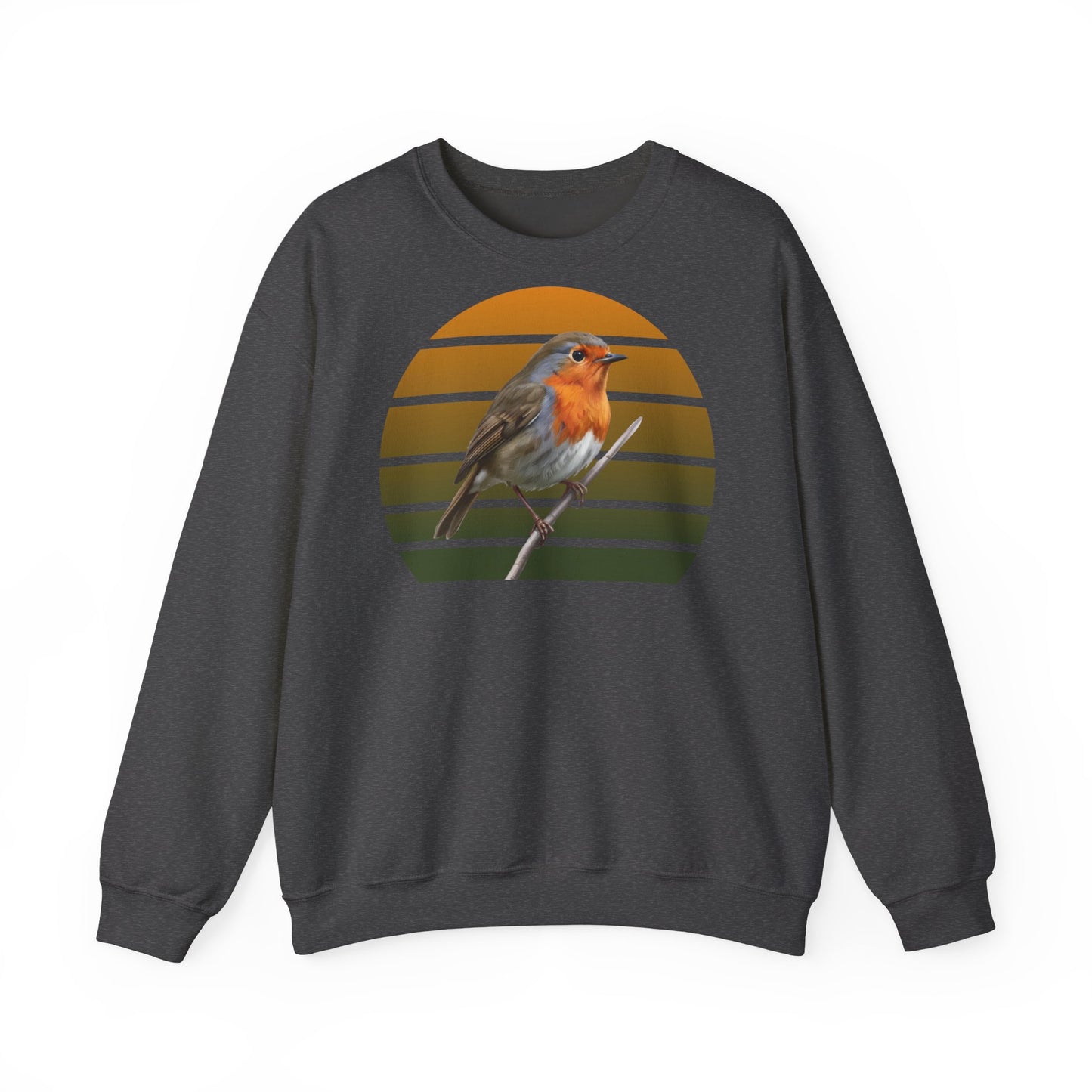 Rotkehlchen Sweatshirt | Unisex Vogel Pullover für Vogelfreunde & Vogelbeobachter
