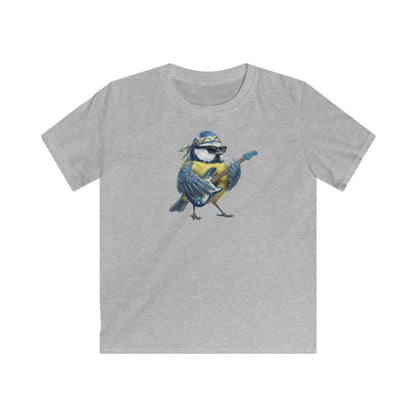 Blaumeise Kinder T-Shirt in Black