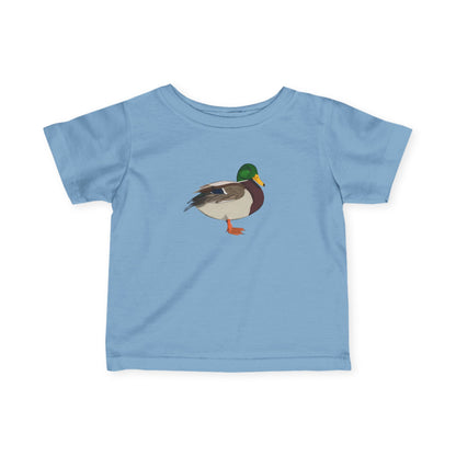 Süßes Ente Vogel Tiermotiv T-Shirt für Babys und Kleinkinder