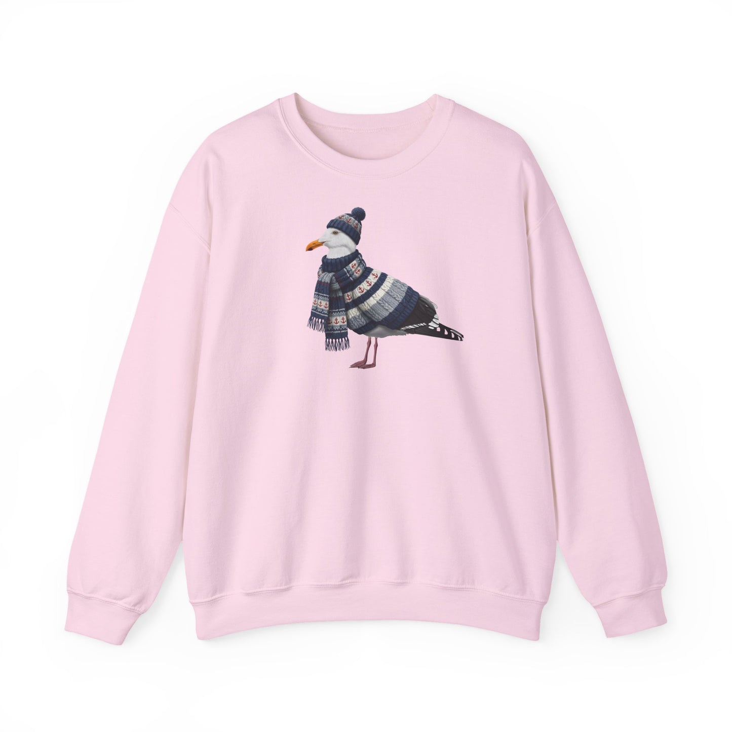 Möwe in Strick Weihnachts-Sweatshirt | Unisex Vogel Sweater für Vogelfreunde & Vogelbeobachter