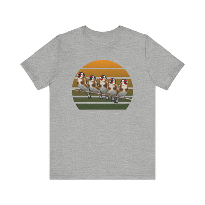 Stieglitz Premuim T-Shirt | Geschenk für Vogelbeobachter | jz.birds