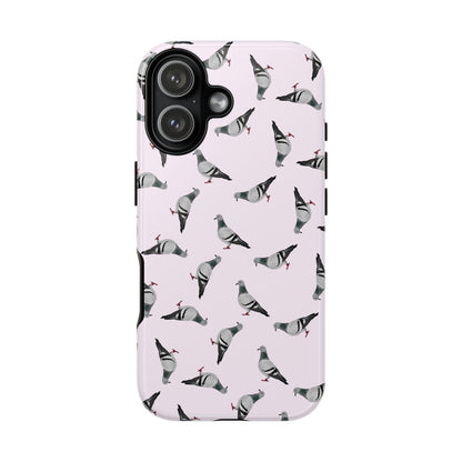 Taube Handyhülle in Rosa | Vogel-Motiv für iPhone & Google Pixel