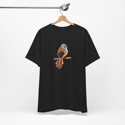 Bartmeise Vogel T-Shirt für Vogelfreunde und Vogelbeobachter