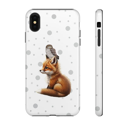 Eule mit Fuchs iPhone & Google Pixel Tiermotiv Handyhülle - Tierisch guter Schutz