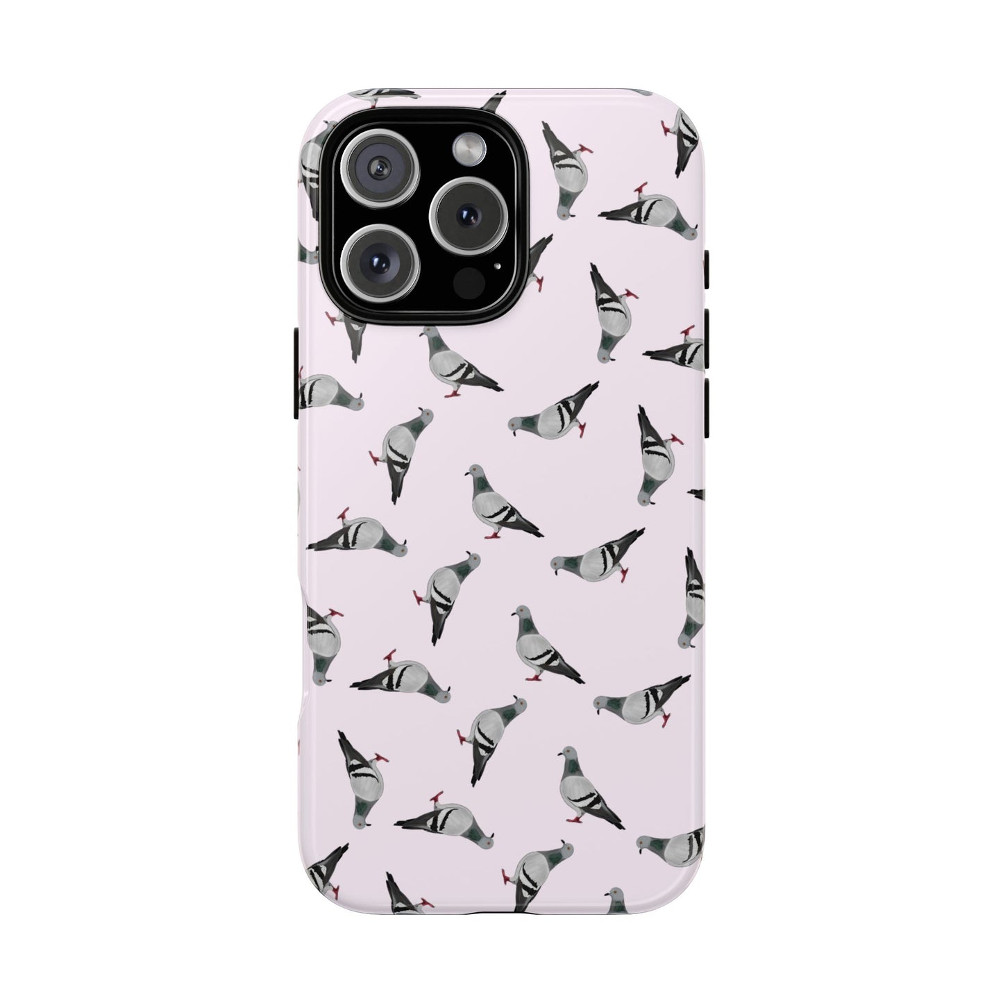 Taube Handyhülle in Rosa | Vogel-Motiv für iPhone & Google Pixel