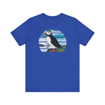 Papageitaucher am Meer Vogel T-Shirt für Vogelfreunde und Vogelbeobachter