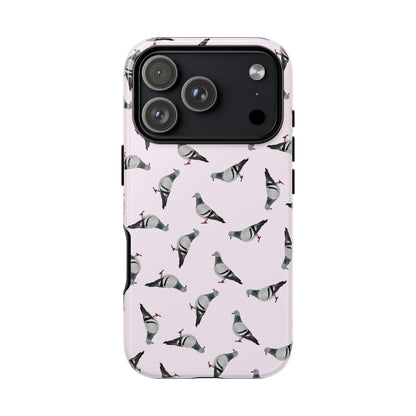 Taube Handyhülle in Rosa | Vogel-Motiv für iPhone & Google Pixel