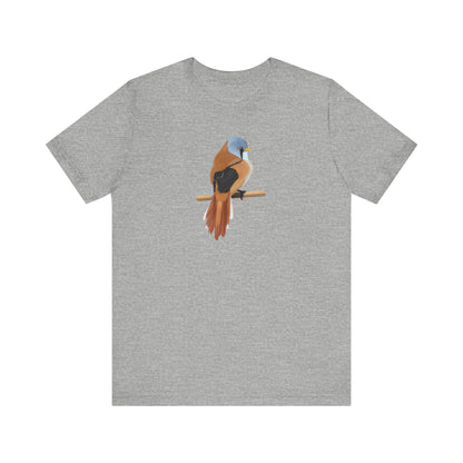 Bartmeise Vogel T-Shirt für Vogelfreunde und Vogelbeobachter