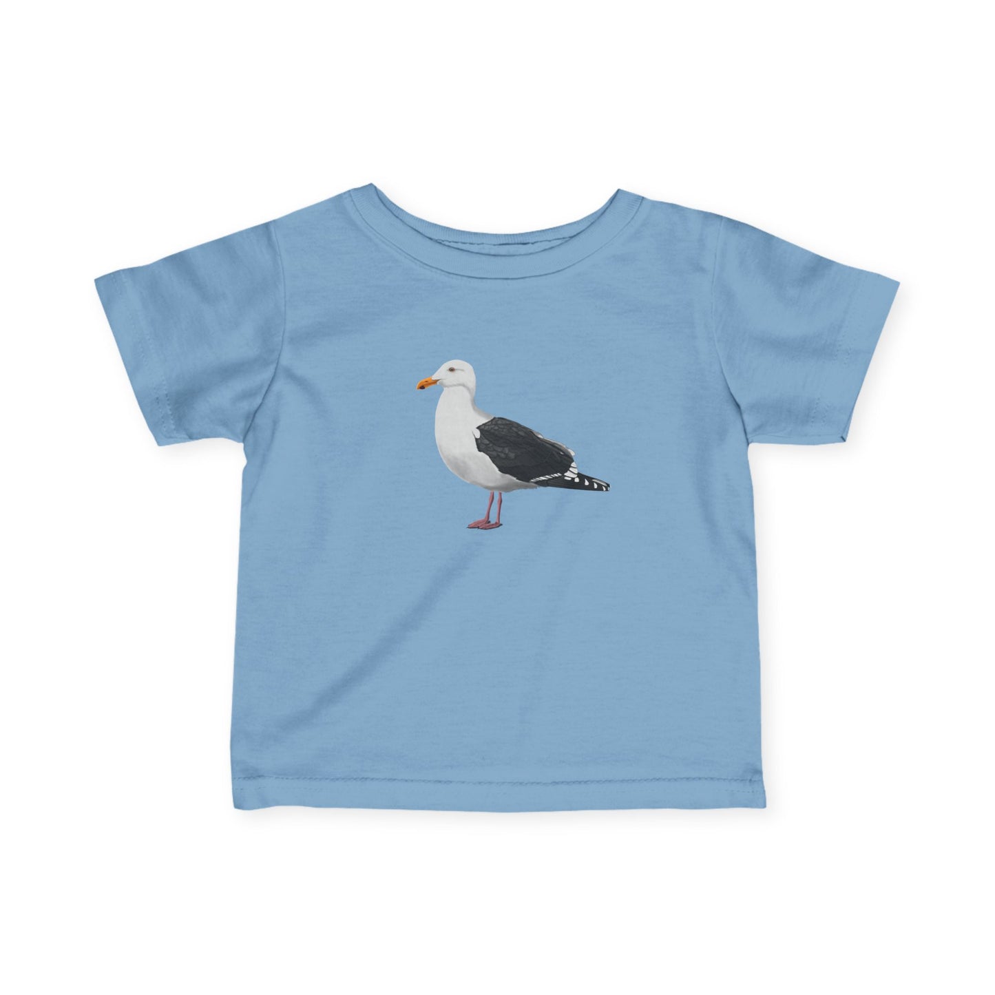 Süßes Möwe Vogel Tiermotiv T-Shirt für Babys und Kleinkinder