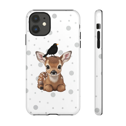 Amsel mit Rehkitz iPhone & Google Pixel Tiermotiv Handyhülle - Tierisch guter Schutz