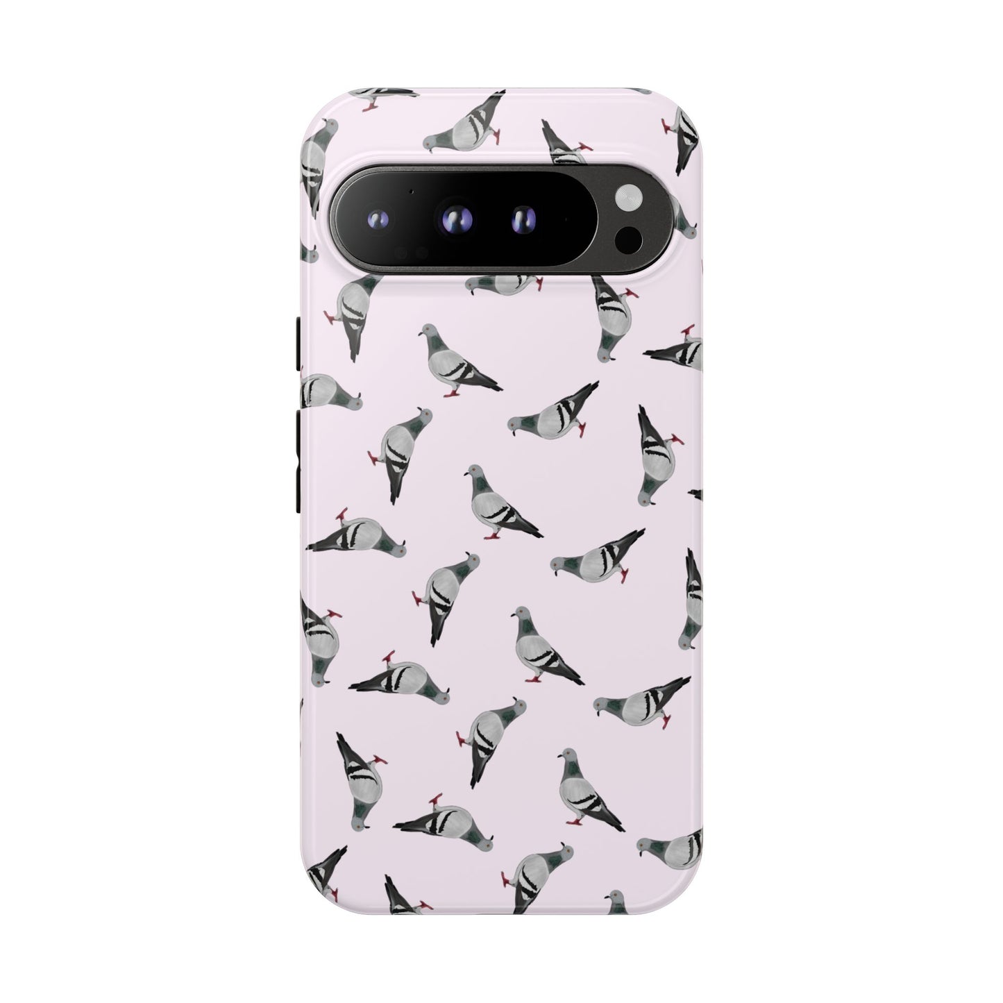 Taube Handyhülle in Rosa | Vogel-Motiv für iPhone & Google Pixel