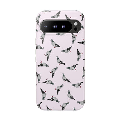 Taube Handyhülle in Rosa | Vogel-Motiv für iPhone & Google Pixel