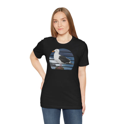 Möwe am Meer Vogel T-Shirt für Vogelliebhaber und Vogelbeobachter