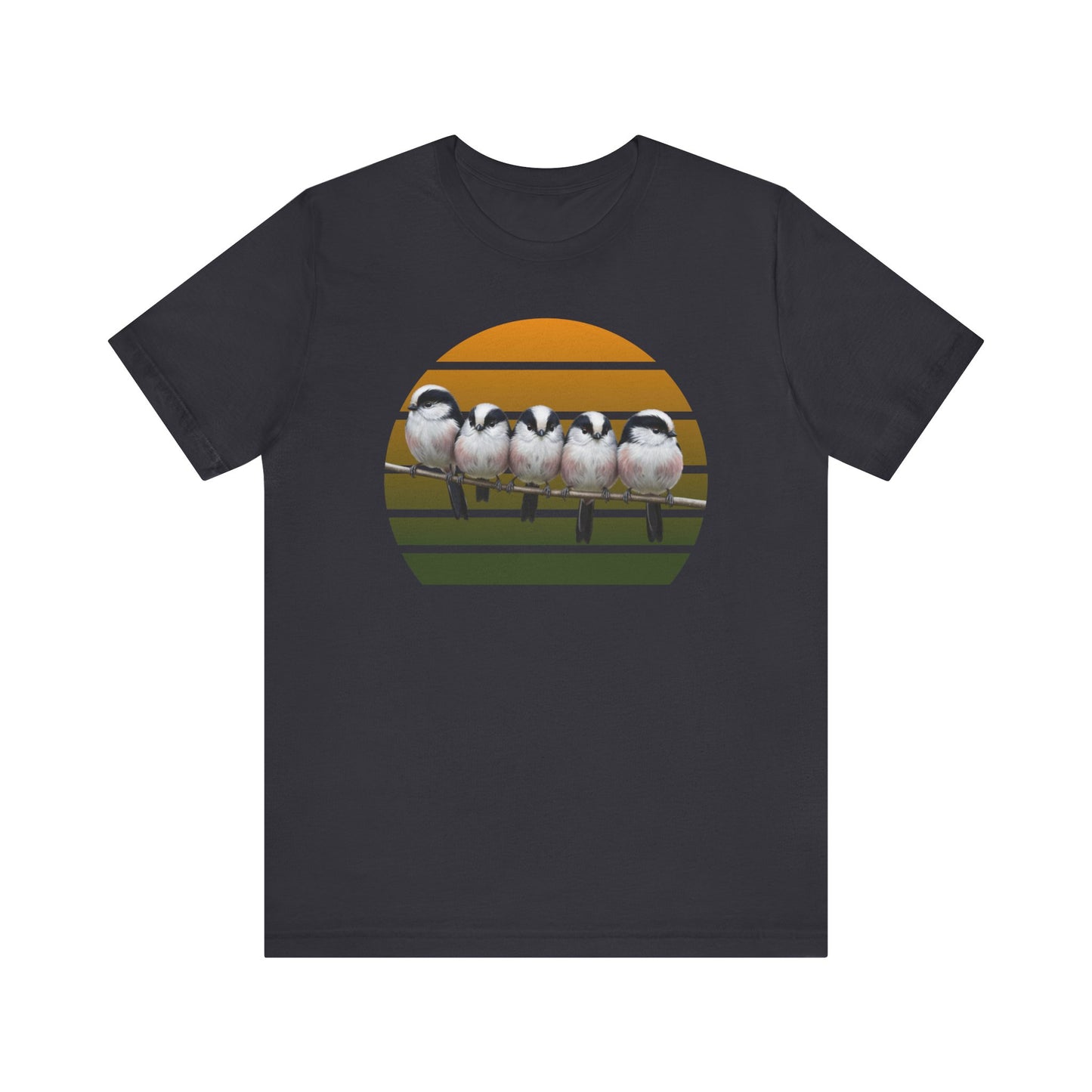 Schwanzmeisen Premuim T-Shirt | Geschenk für Vogelbeobachter | jz.birds