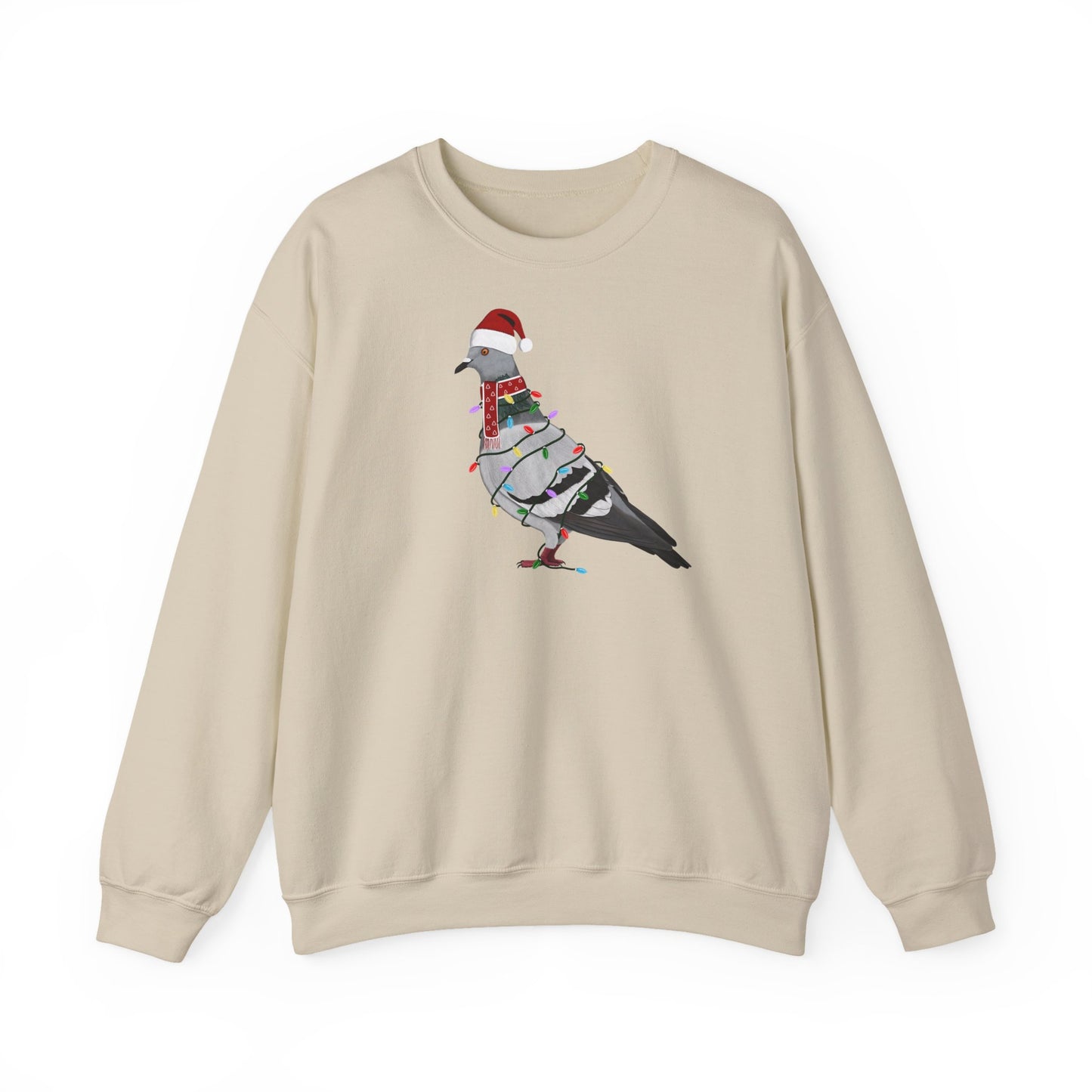 Taube Weihnachts-Sweatshirt | Unisex Vogel Sweater für Vogelfreunde & Vogelbeobachter
