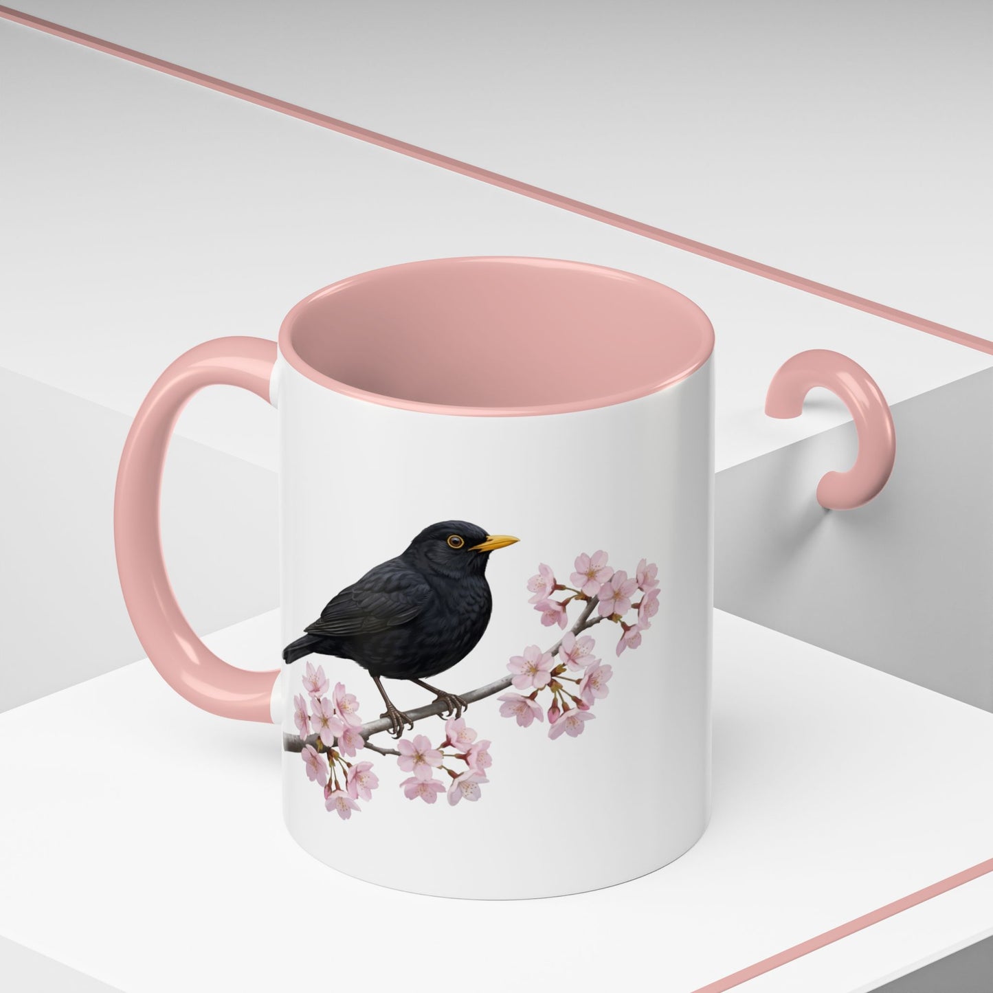 Amsel Tasse mit Accent Coffee Mug Hintergrund