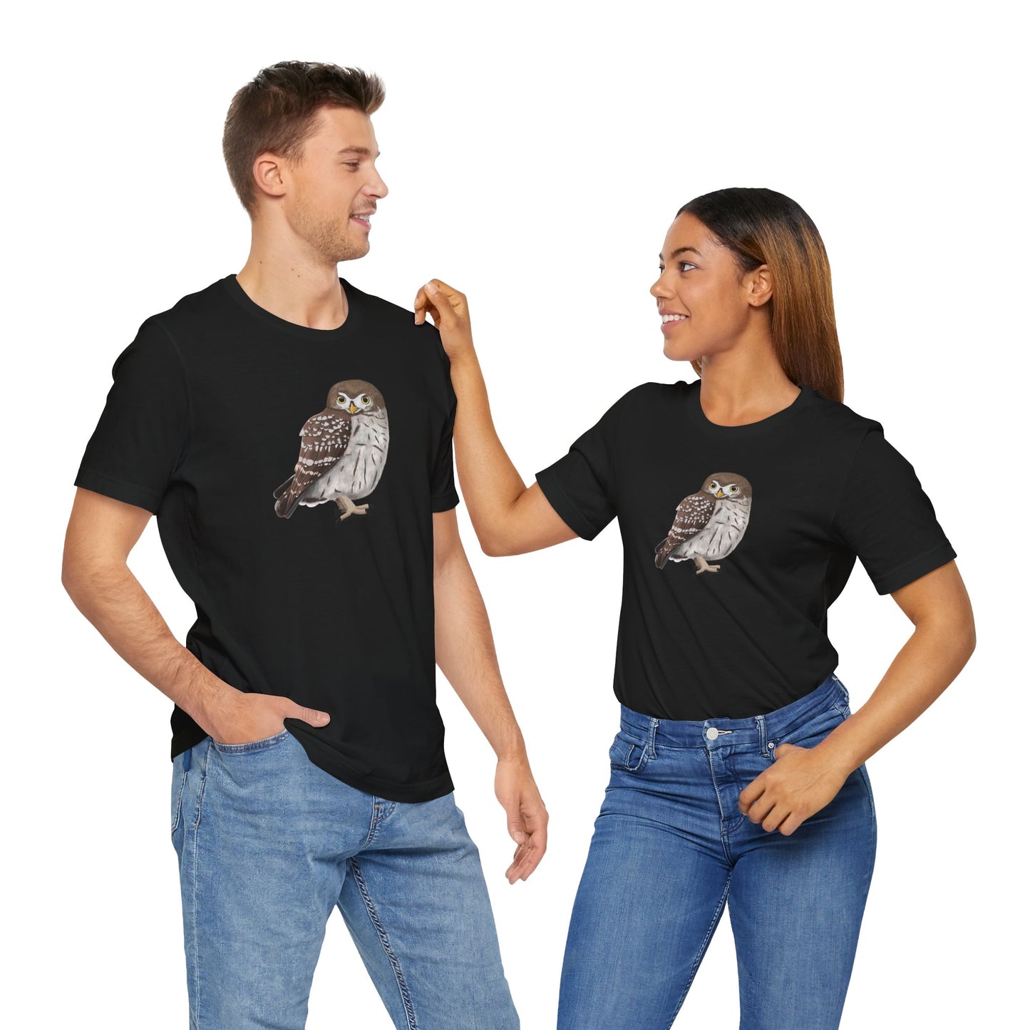 Eule Vogel T-Shirt für Vogelfreunde und Vogelbeobachter