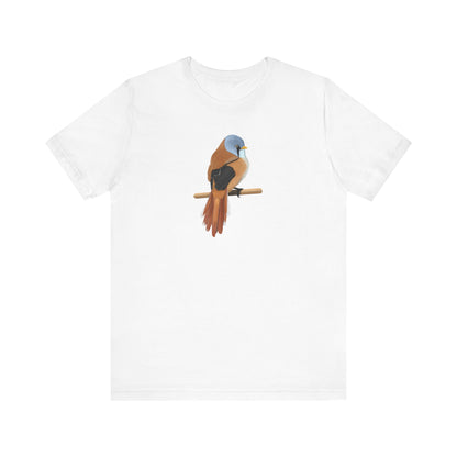 Bartmeise Vogel T-Shirt für Vogelfreunde und Vogelbeobachter