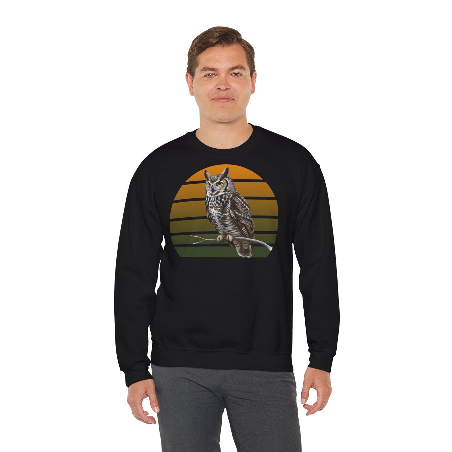 Uhu Eule Sweatshirt | Unisex Pullover für Vogelfreunde & Vogelbeobachter