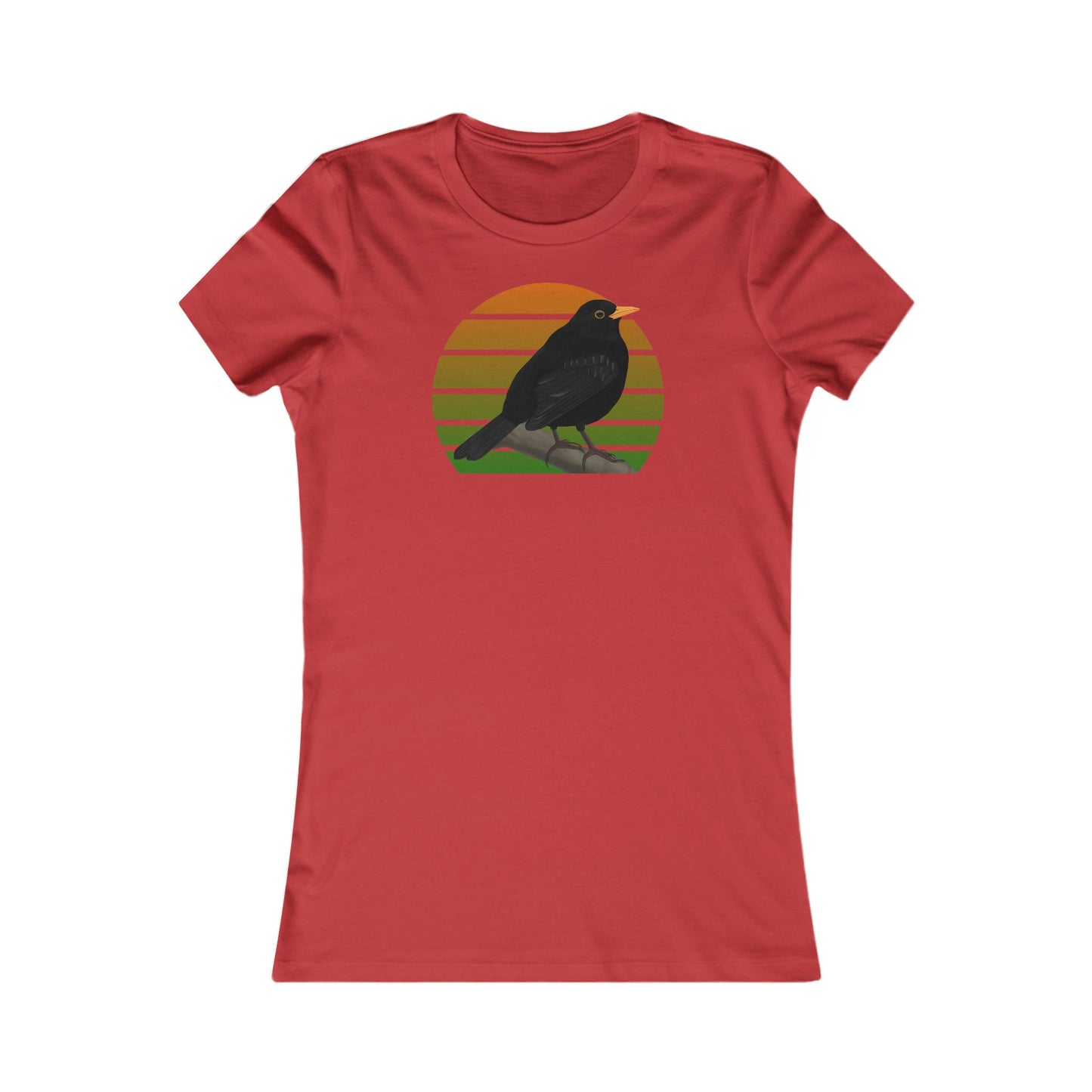 Amsel Vogel T-Shirt für Frauen Vogelfreunde und Vogelbeobachter