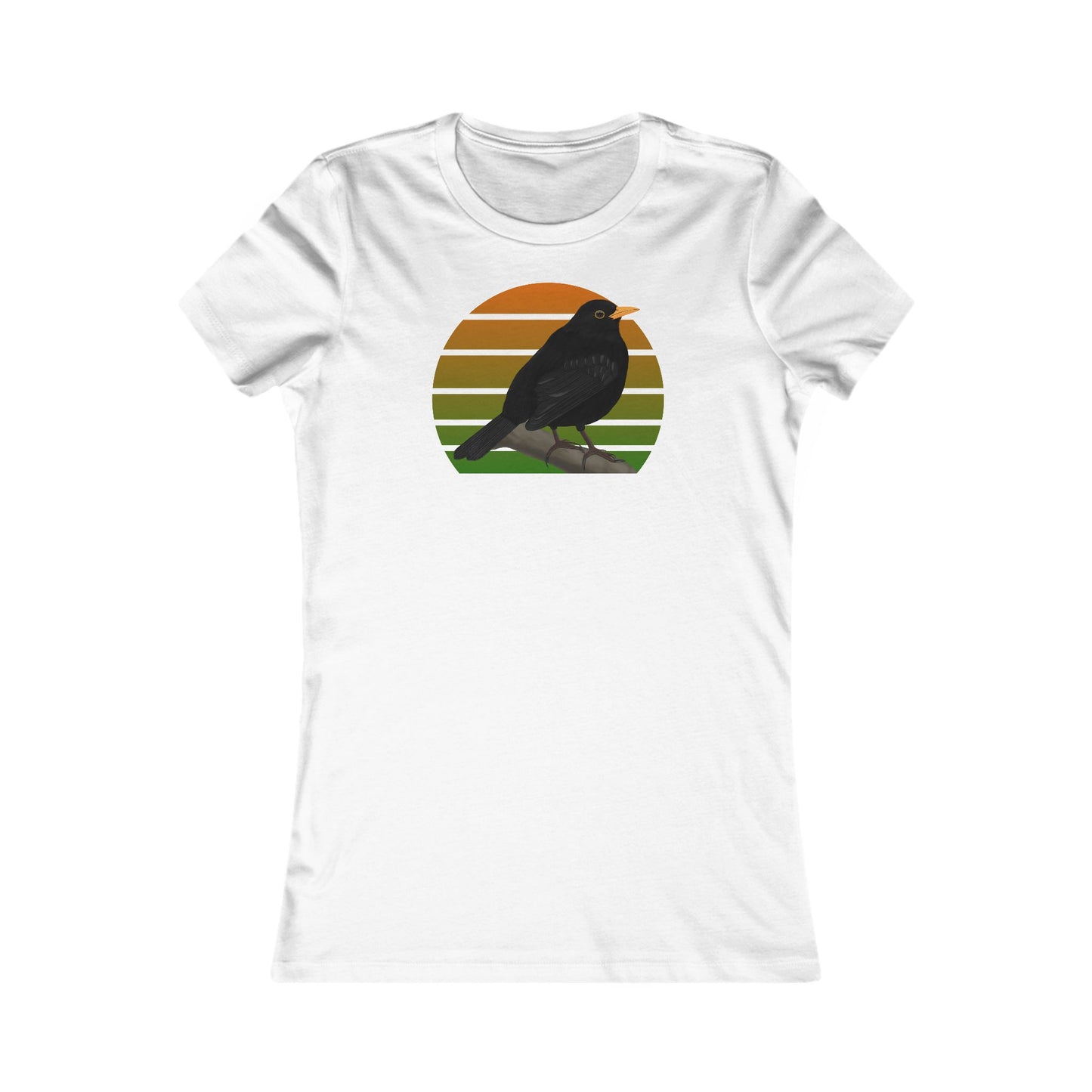 Amsel Vogel T-Shirt für Frauen Vogelfreunde und Vogelbeobachter