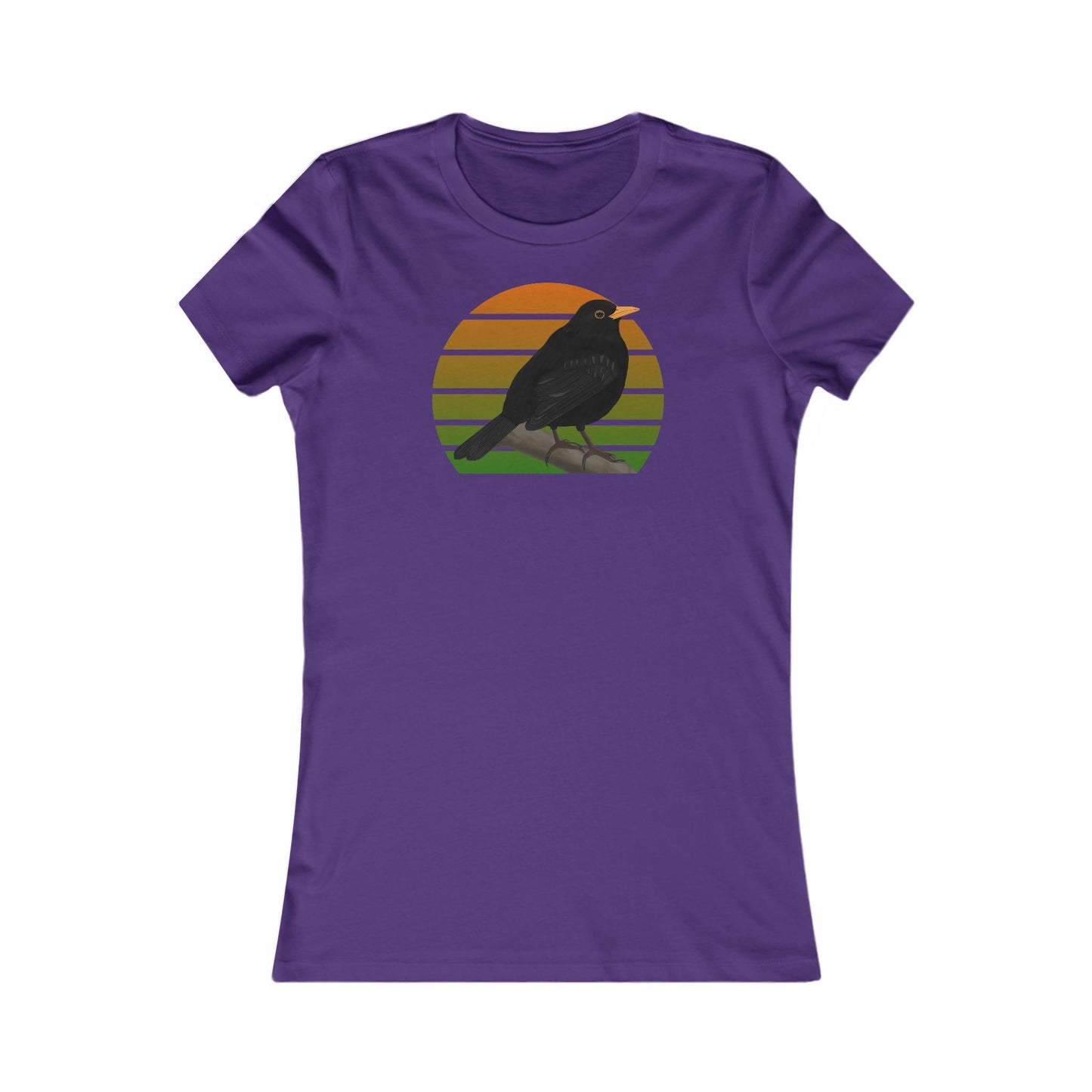 Amsel Vogel T-Shirt für Frauen Vogelfreunde und Vogelbeobachter