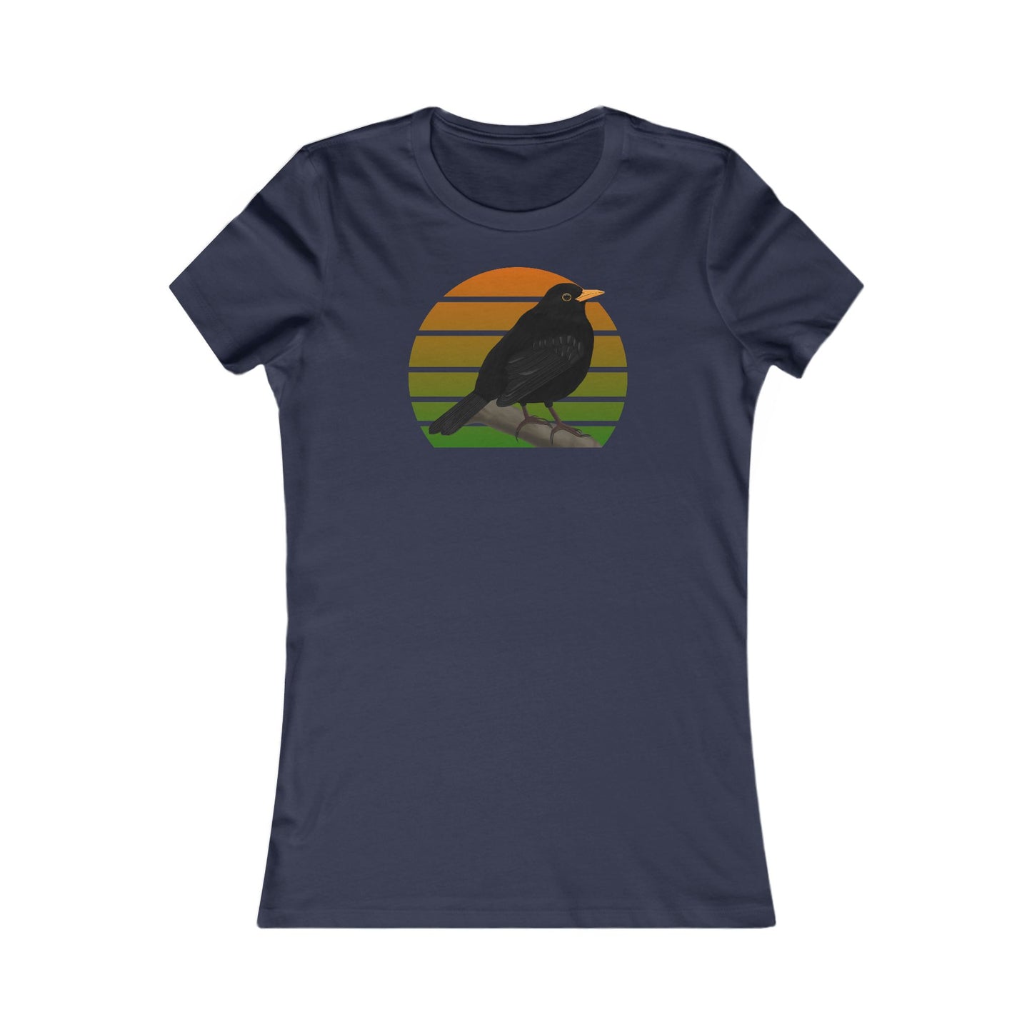 Amsel Vogel T-Shirt für Frauen Vogelfreunde und Vogelbeobachter