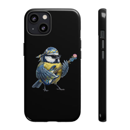 Bert Blumen-Gitarre Handyhülle (iPhone & Google Pixel) – Die Gartenvögel Band 2 Merch – animal lover,