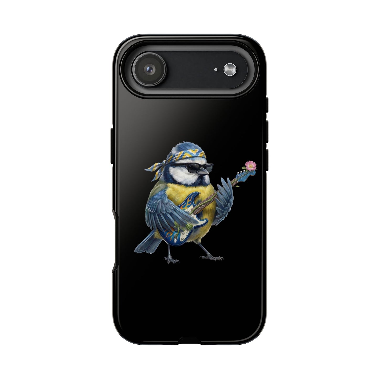 Bert Blumen-Gitarre Handyhülle (iPhone & Google Pixel) – Die Gartenvögel Band 2 Merch