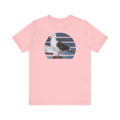 Möwe am Meer Vogel T-Shirt für Vogelliebhaber und Vogelbeobachter