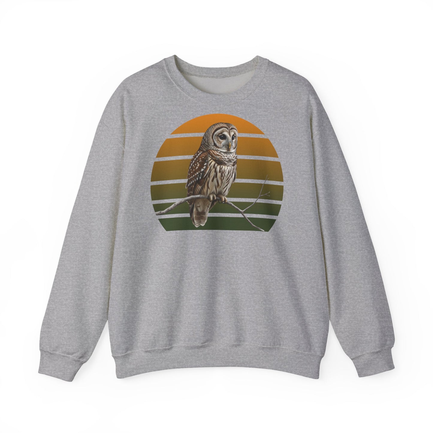 Streifenkauz Eule Sweatshirt | Unisex Pullover für Vogelfreunde & Vogelbeobachter