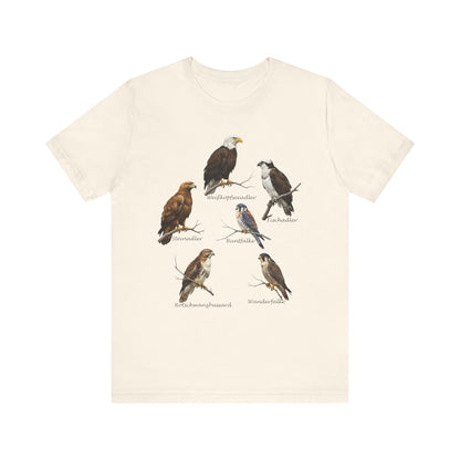 Falke Vogel T-Shirt mit bird graphic tee Hintergrund
