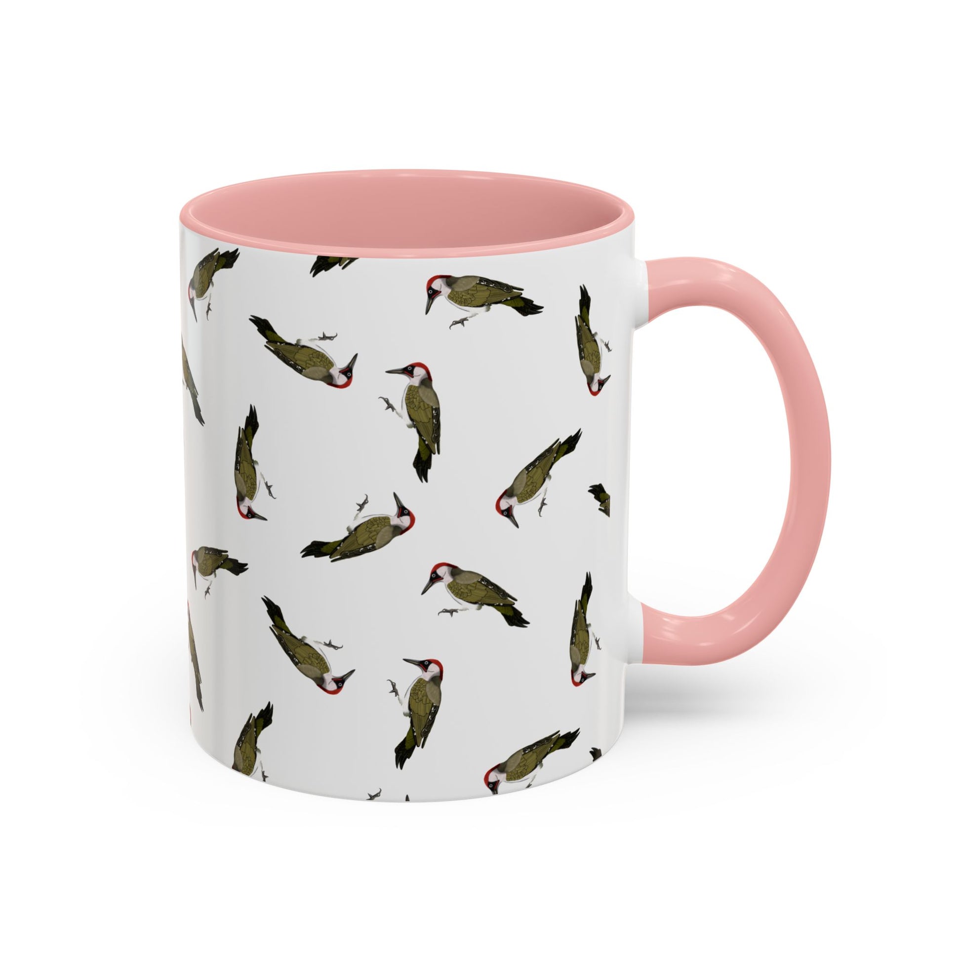 Grünspecht Tasse – Accent Coffee Mug, Birds Design