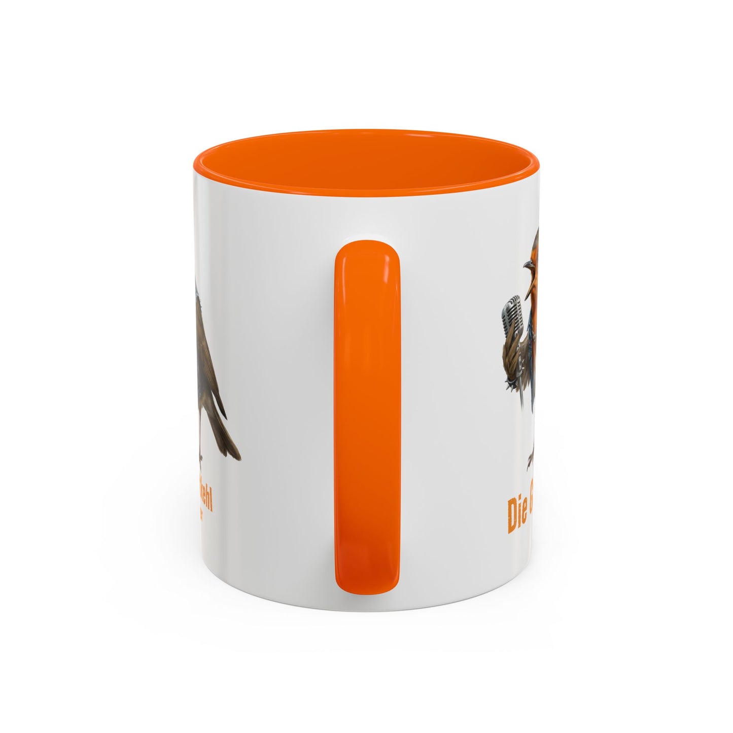 Rocky Rotkehl (Vocals) Tasse mit Accent Coffee Mug Hintergrund