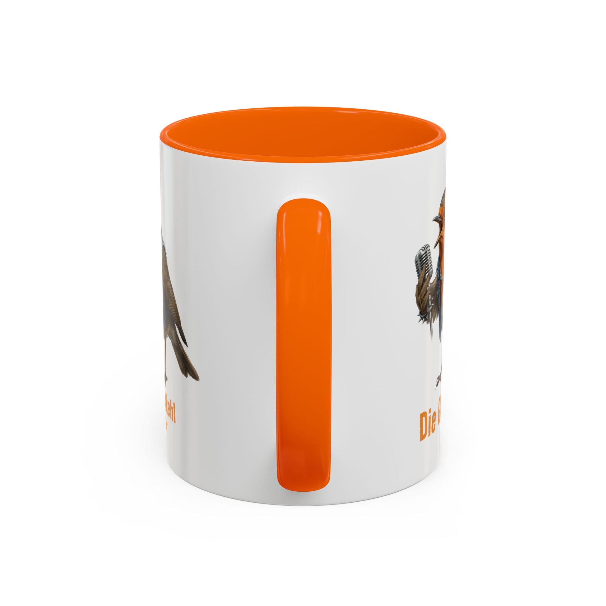 Rocky Rotkehl (Vocals) Tasse mit Accent Coffee Mug Hintergrund