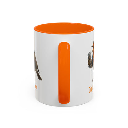 Rocky Rotkehl (Vocals) Tasse mit Accent Coffee Mug Hintergrund