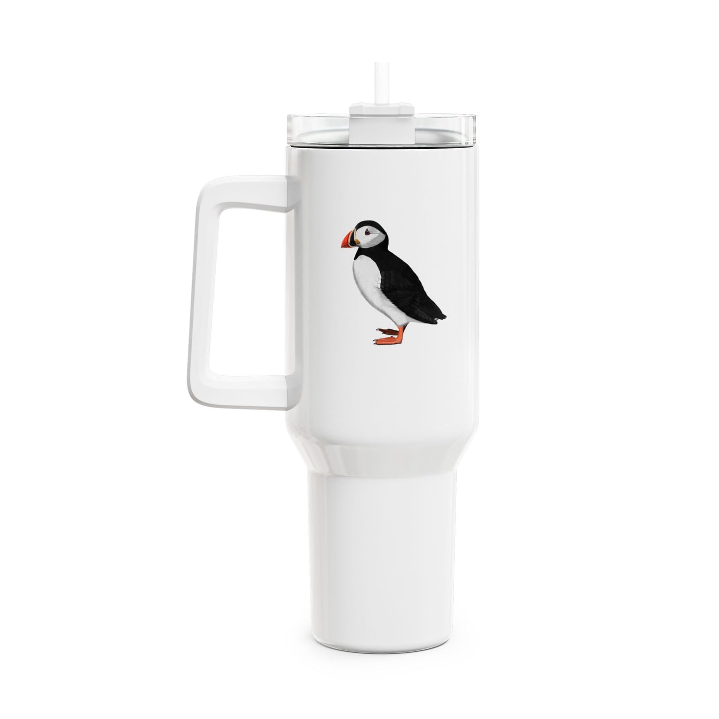 Papageitaucher Thermo-Tumbler 40oz (1,2L) – Edelstahl Isolierbecher für Vogelbeobachter