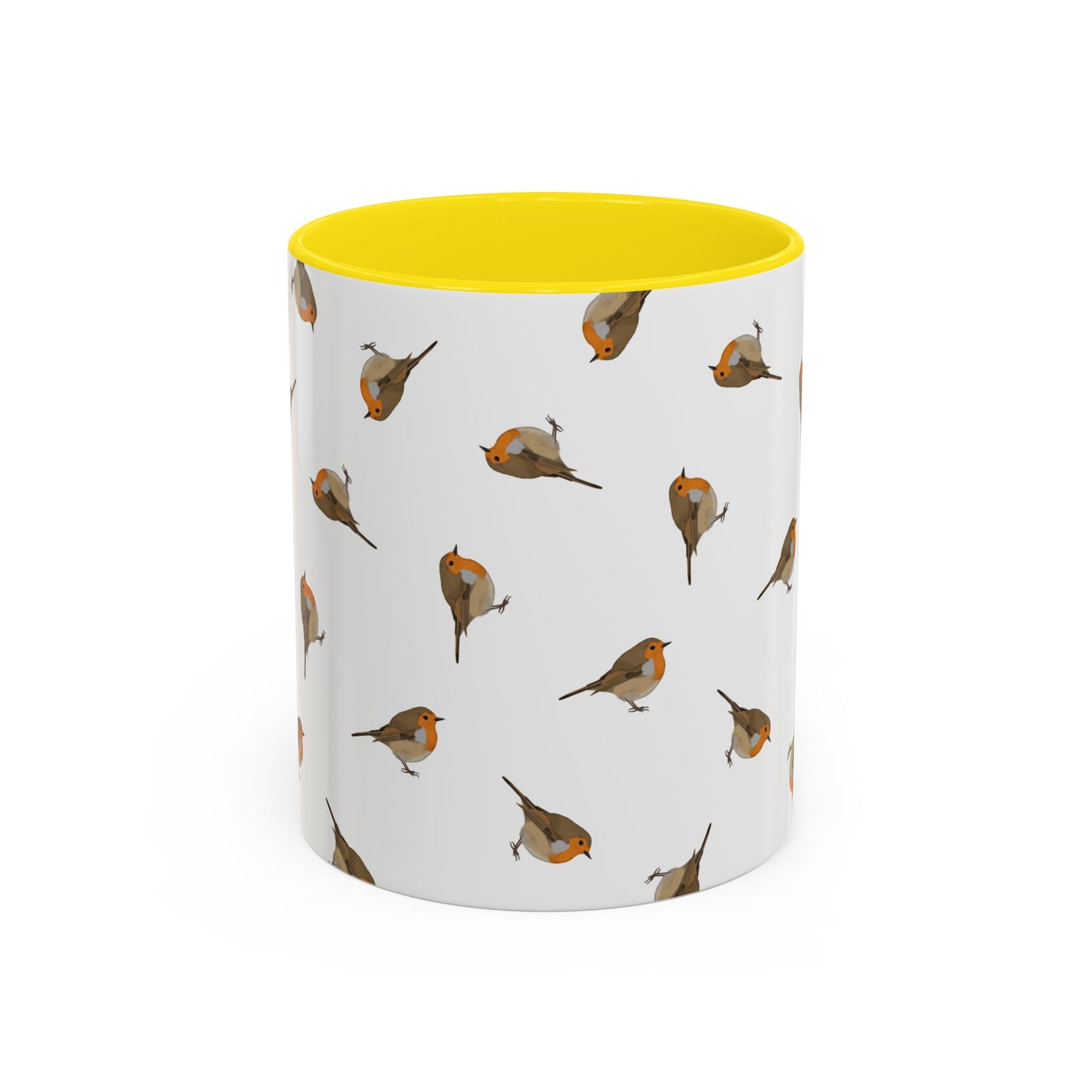 Rotkehlchen Tasse – Accent Coffee Mug und Birds Design Stil