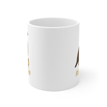 Rebhuhn Vogel des Jahres 2026 Vogelmotiv Tasse Weiß