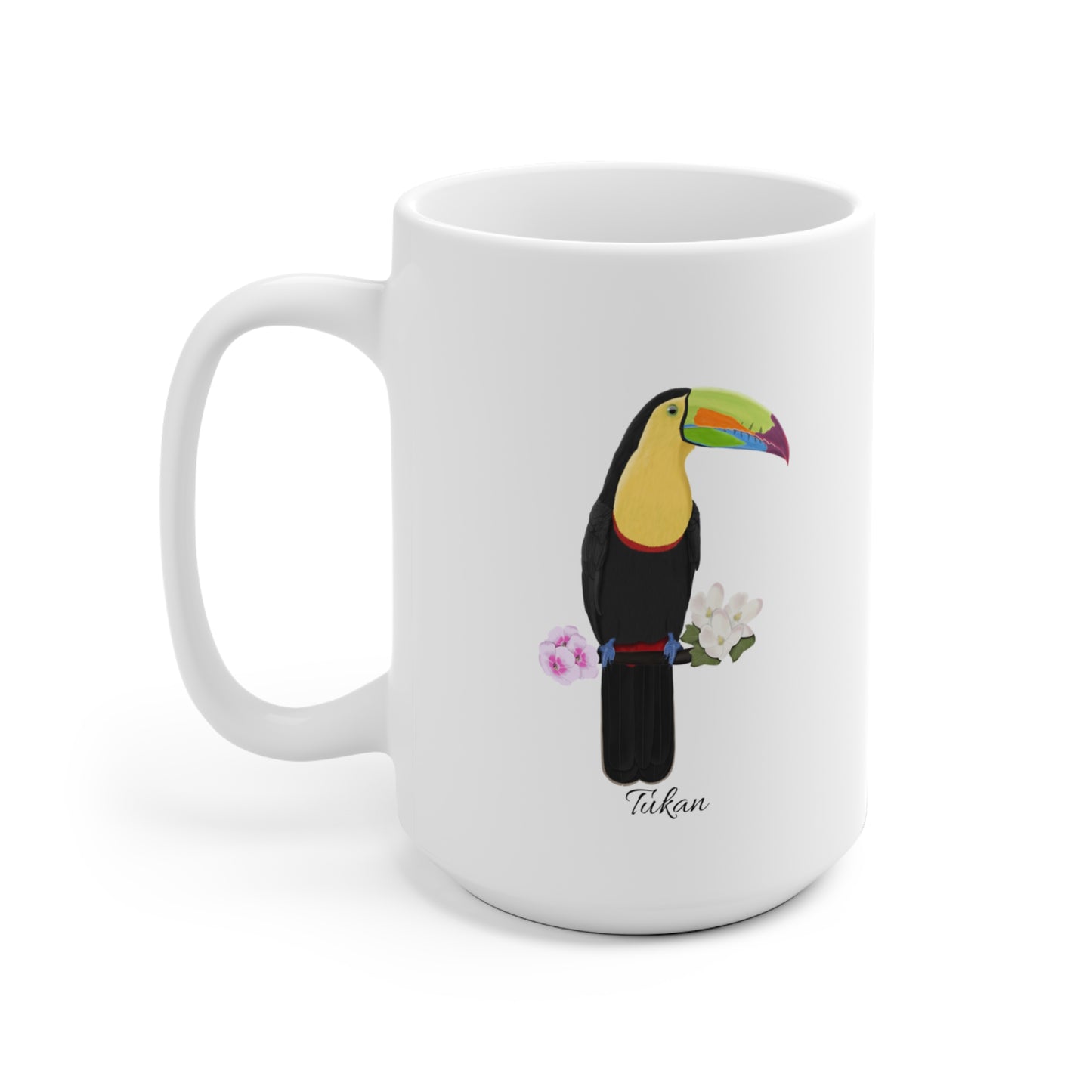 Tukan Vogel Tasse Weiß für Vogelbeobachter