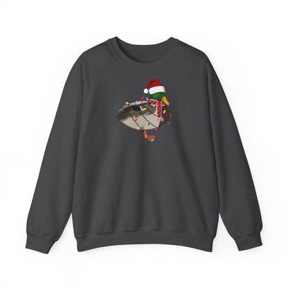Ente Weihnachts-Sweatshirt | Unisex Vogel Sweater für Vogelfreunde & Vogelbeobachter