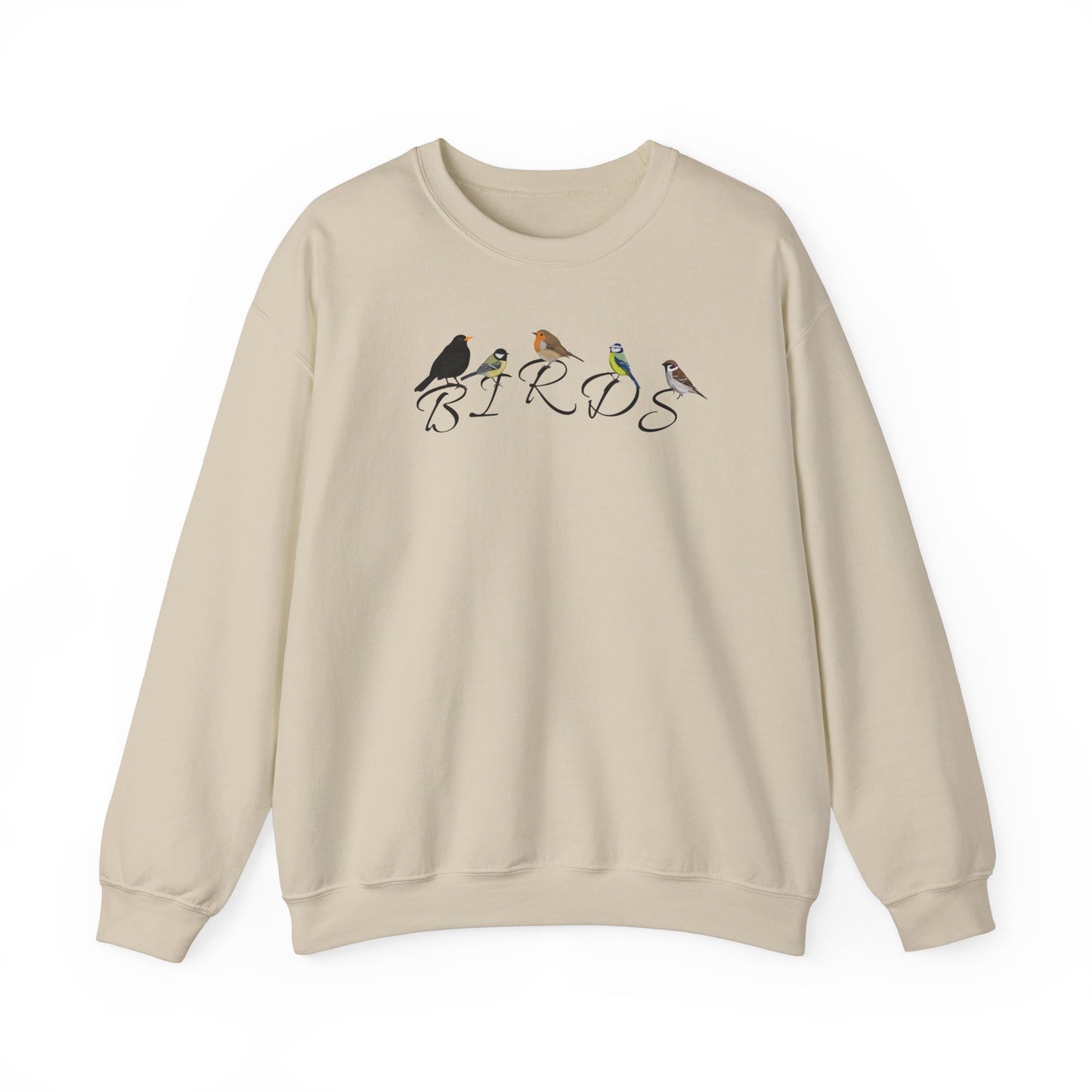 Birds Amsel Rotkehlchen Kohlmeise Blaumeise Spatz Vogel Sweatshirt für Vogelbeobachter