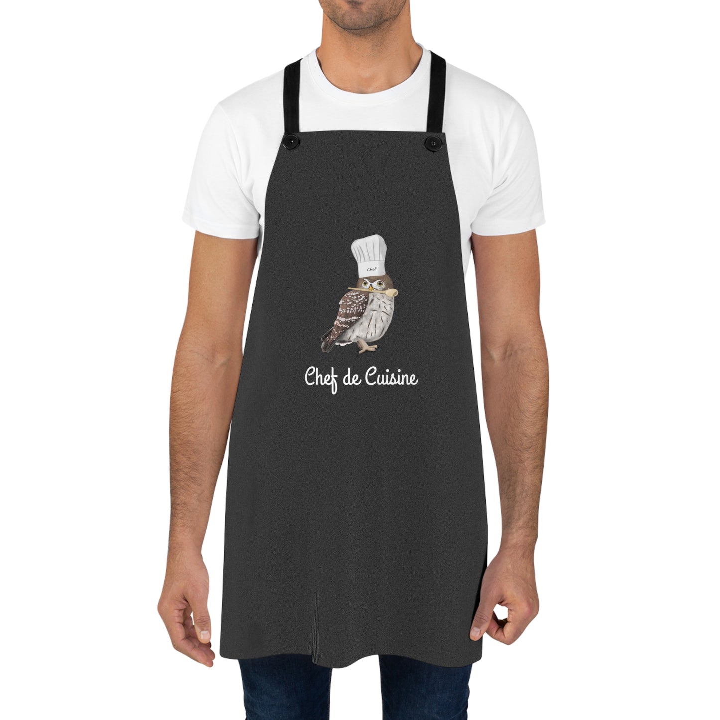 Eulen Schürze Chef de Cuisine | Lustiges Geschenk für Hobbyköche | jz.birds