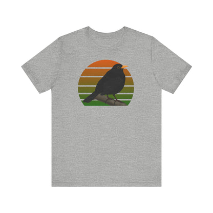 Amsel Vogel T-Shirt für Vogelfreunde und Vogelbeobachter