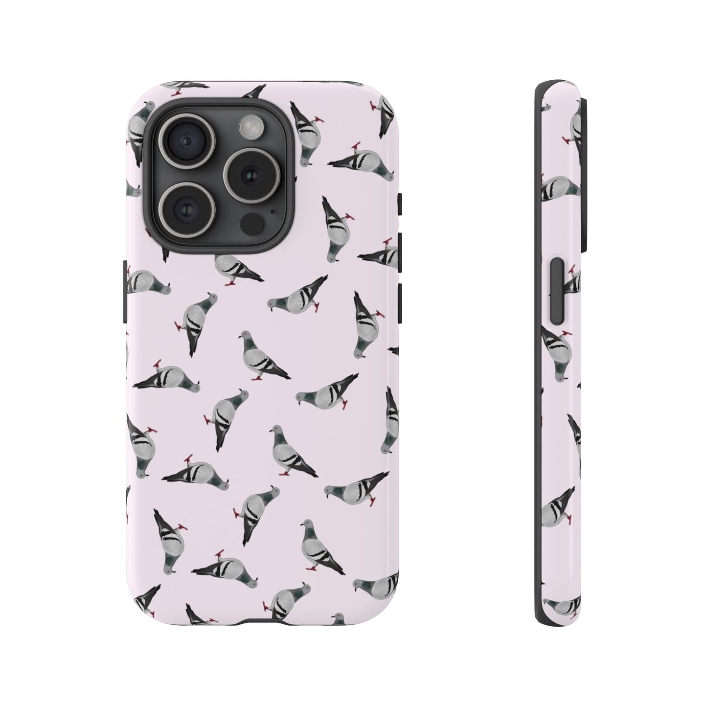 Taube Handyhülle in Rosa | Vogel-Motiv für iPhone & Google Pixel