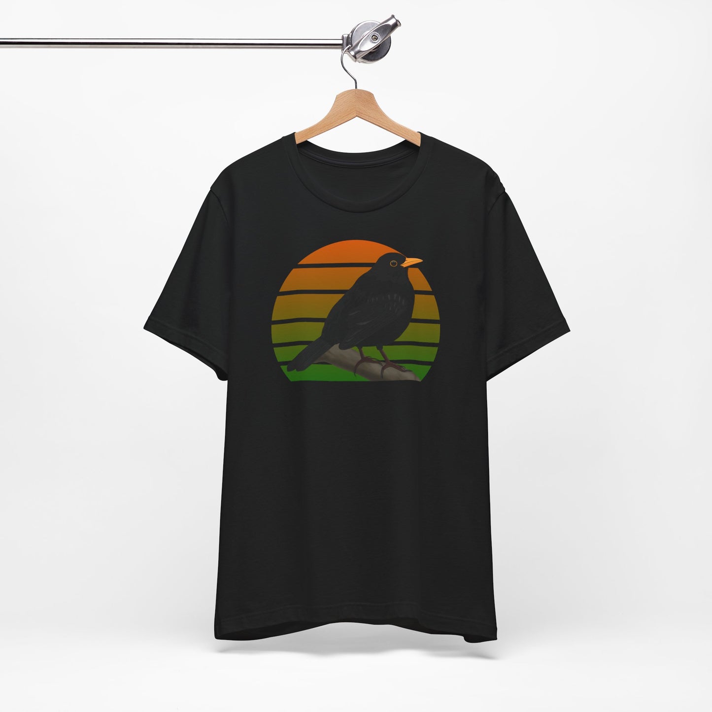 Amsel Vogel T-Shirt für Vogelfreunde und Vogelbeobachter