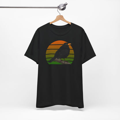 Amsel Vogel T-Shirt für Vogelfreunde und Vogelbeobachter