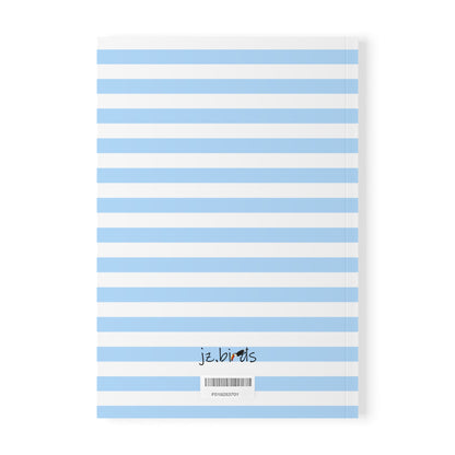 Blaumeise Notizbuch Geschenk zur Einschulung  A5 Softcover 150 Seiten Liniert