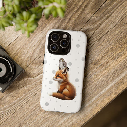 Eule mit Fuchs iPhone & Google Pixel Tiermotiv Handyhülle - Tierisch guter Schutz