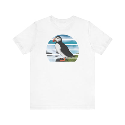 Papageitaucher am Meer Vogel T-Shirt für Vogelfreunde und Vogelbeobachter